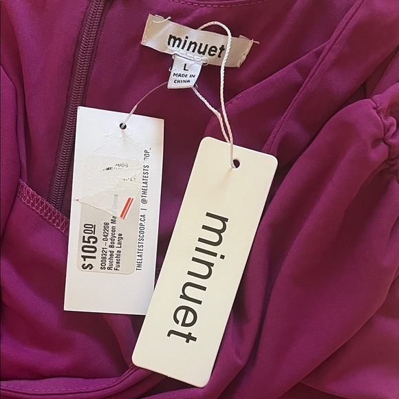 NWT Fuchsia Ruched Bodycon Maxi Dress - Picture 2 of 8